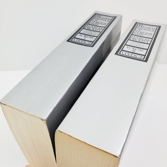 Remembrance Things Past Marcel Proust Two Volume Book Pair Vintage Pleiade 1981 - Picture 3 of 9